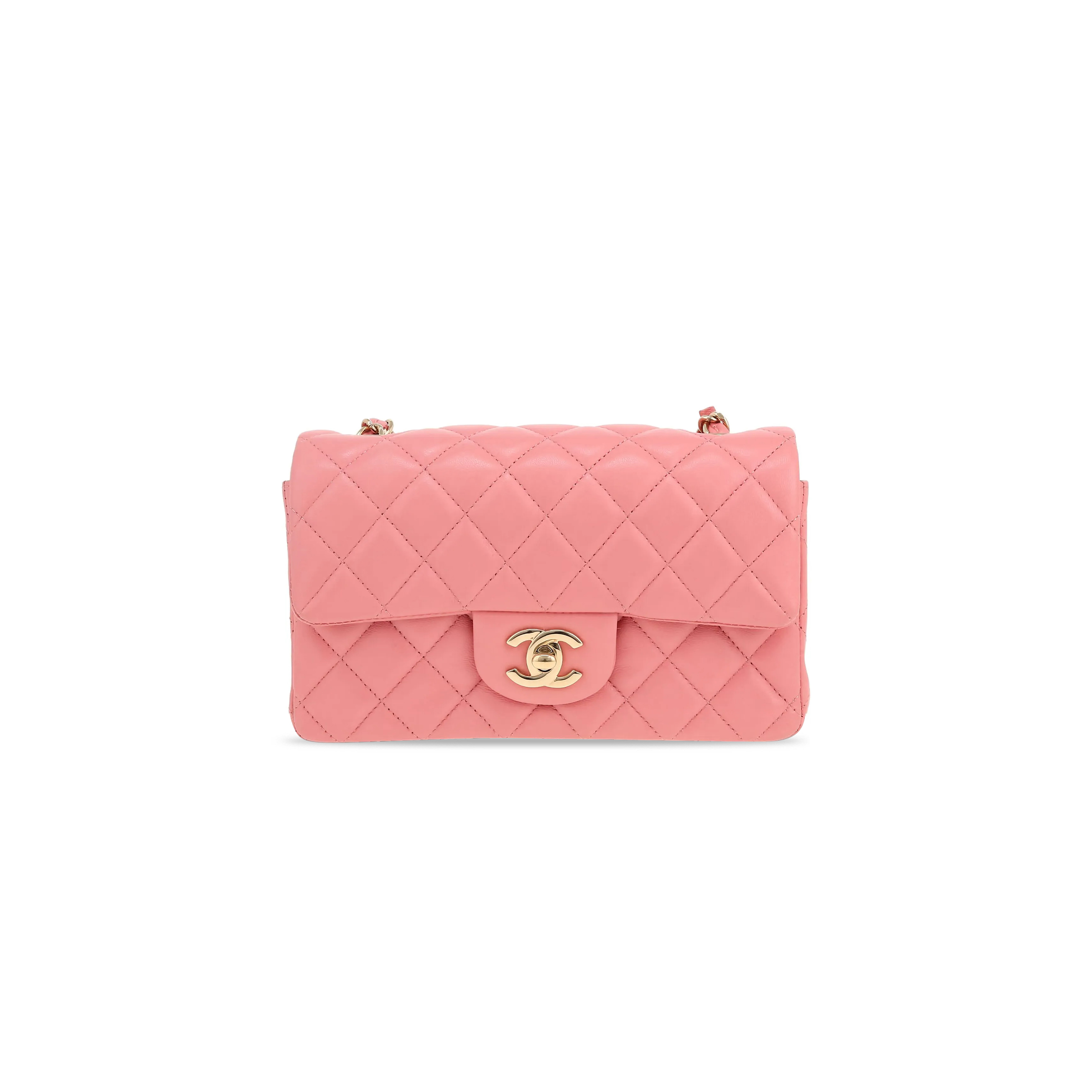CHANEL LAMBSKIN QUILTED MINI FLAP BAG 30092912 (20*11*6cm)